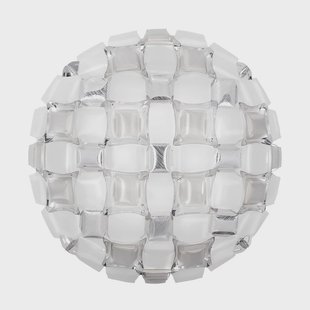Mida plafondlamp, Ø 67 cm, platina/wit Slamp - Woonkamer - Designer - Kunststof - Rond