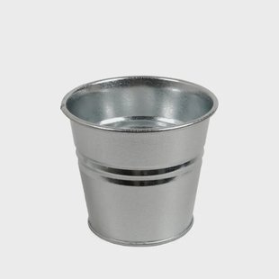 Bloempot, zink, naturel,&Oslash; 11 cm