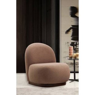 Giga Meubel - Fauteuil Stof Lichtbruin - 74x85x75cm - Tina