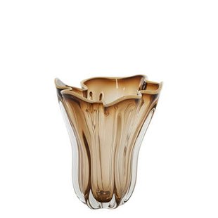 Light & Living - Vaas KAZUNO - Ø22x27cm - Bruin