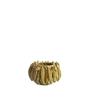 Light & Living - Vaas FABA - 23.5x22.5x15 cm - Groen