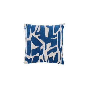 Light & Living - Sierkussen PEORIA - Ø45x10 cm - Blauw