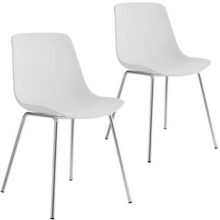 tectake® Kunststofstoelen Mave, ergonomisch, 120 kg - Set van 2