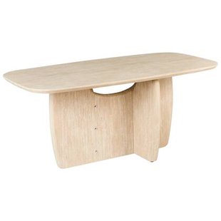 Beliani - TRAVERS - Eettafel - Lichtbruin - 180 x 90 cm - MDF