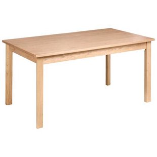 Beliani - GISELA - Eettafel - Licht eikenhout - 160 x 90 cm - MDF