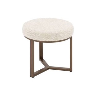 Goossens Salontafel Sombra in Stof grof geweven ecru