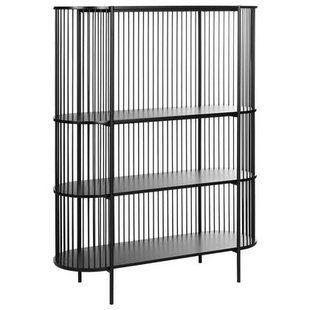 Beliani - BIRSON - Opbergkast 3 planken - Zwart - MDF