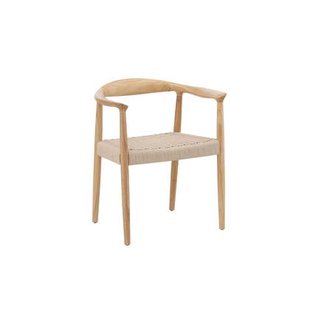Fjôrd - Eetkamerstoel Off White Hout - 58x65x75cm - Lovön - Set van 2