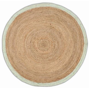 Velaar Jaipur Handgemaakt Natuurlijke Jute Vloerkleed 200 cm Rond