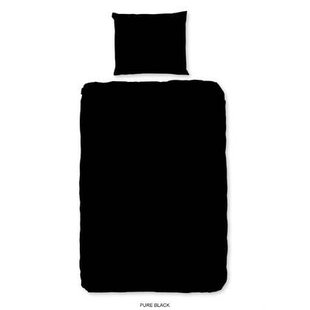 Pure Dekbedovertrek Micropercal Uni - black