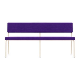 FÉST Monday 2-zits Eetkamerbank - Steelcut Quartet - Purple / Black