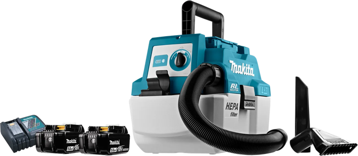 Makita DVC750LZX1 5,0 Ah Accu (2x) Starterspakket
