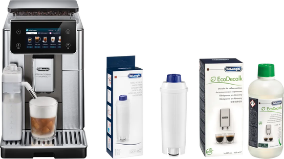 De'Longhi PrimaDonna Aromatic ECAM630.75. + Onderhoudspakket