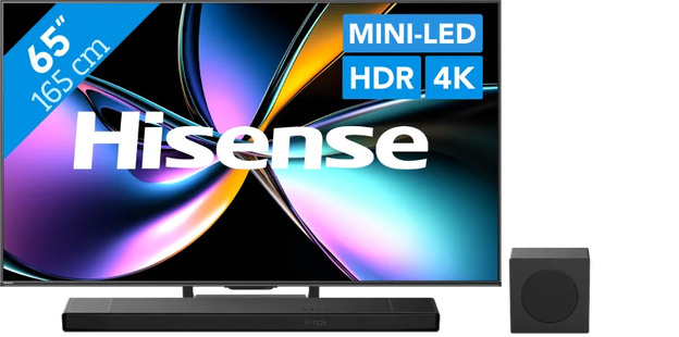 Hisense 65 ULED Mini-led U79Q PRO (2025) + Hisense AX3120Q