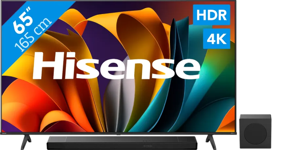 Hisense 65A6K 4K + Hisense AX3120Q