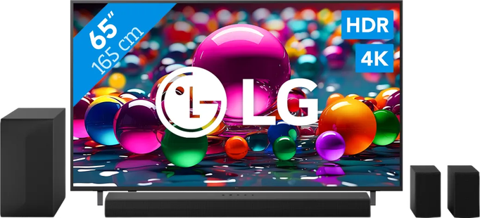 LG 65 4K Smart UA75 + LG DS60TR