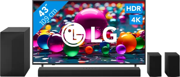 LG 43 4K Smart UA75 + LG DS60TR