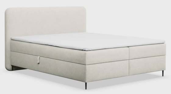 Boxspring Contero chenille 180 x 200 cm met opbergruimte | NADUVI Collection