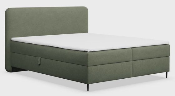 Boxspring Contero chenille 180 x 200 cm met opbergruimte | NADUVI Collection