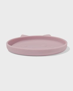 HEMA Kinderbord ⌀16cm siliconen monster roze (roze)