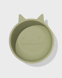 HEMA Kinderbakje ⌀10cm siliconen monster groen (groen)