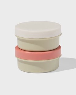 HEMA Dressingbakje 70ml terra-groen - 2 stuks (groen)