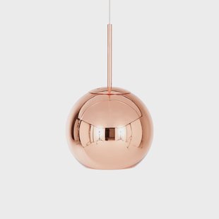 Copper Round LED hanglamp Ø25 Tom Dixon - Woonkamer - Designer - Kunststof - 1 lamp