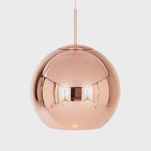 Copper Round LED hanglamp Ø45 Copper Tom Dixon - Woonkamer - Designer - Kunststof - 1 lamp