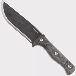 Condor Crotalus CTK257-5.5HC Powdercoated 1075, Green Micarta, vaststaand mes