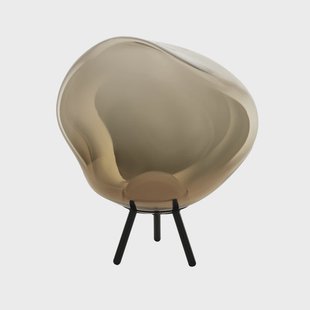 Melt Portable vloerlamp, goud/zwart, IP44 Tom Dixon - Woonkamer - Designer - Kunststof - Driebeen