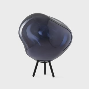Melt Portable vloerlamp Smoke Black Tom Dixon - Woonkamer - Designer - Kunststof - Driebeen