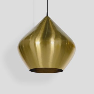 Beat Stout LED hanglamp Brushed Brass Tom Dixon - Woonkamer - Designer - Messing - 1 lamp