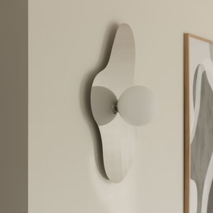 Illusion wandlamp chroom glas 60 cm Globen Lighting - Woonkamer - Modern - 1 lamp