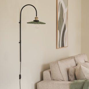 Cobbler 75 wandlamp groen glas Globen Lighting - Woonkamer - Designer - 1 lamp
