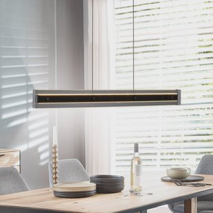 Schöner Wohnen LED hanglamp Lena, zwart, dimbaar, lift