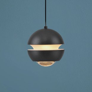 SCHÖNER WOHNEN LED hanglamp Lini, zwart, 1-lamp, 3.000K