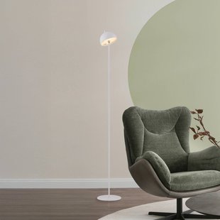 Schöner Wohnen LED vloerlamp op accu Bellies, wit, IP54