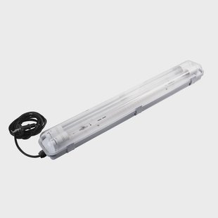 MEGAMAN planten lamp Rocca, breedte 10 cm, 2 x T8, IP65