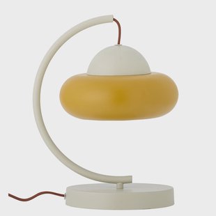 Bubble tafellamp, metaal, geel, naturel Bloomingville - Woonkamer - 1 lamp