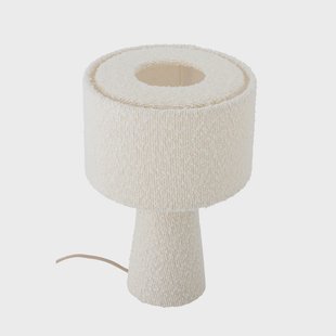 Emmie tafellamp, polyester, bouclé-look Bloomingville - Woonkamer - Modern - Stof - 1 lamp
