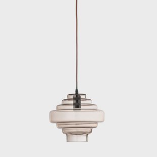 Ilua hanglamp, glas, bruin getint Bloomingville - Eetkamer - 1 lamp