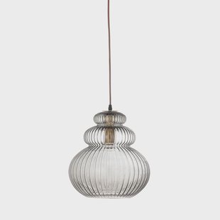 Sybia hanglamp, glas, grijs, Ø 31,5 cm Bloomingville - Woonkamer - 1 lamp