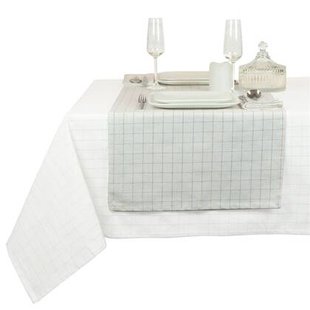 Unique Living | Tafelloper Tyra 45x150cm white