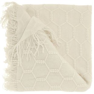 Unique Living - Plaid Fee - 127x152cm - Dove White