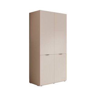 Meubella - Kledingkast Shelton - Beige - 101 cm