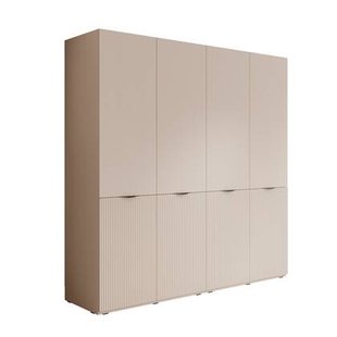 Meubella - Kledingkast Shelton - Beige - 202 cm