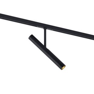 QAZQA Moderne spot zwart voor railsysteem 1-fase - Slimline Avery