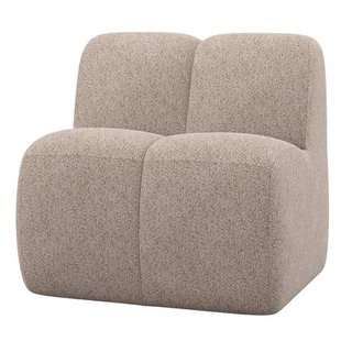 WOOOD Mojo Eetbankje 84 cm Met Rugleuning - Wollig - Donkerzand