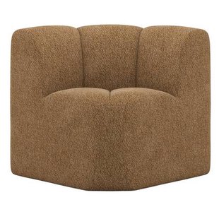 WOOOD Mojo Eetbankje Hoek Met Rugleuning - Wollig - Honinggeel