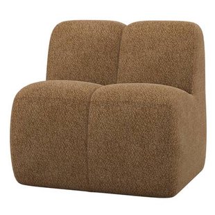 WOOOD Mojo Eetbankje 84 cm Met Rugleuning - Wollig - Honinggeel